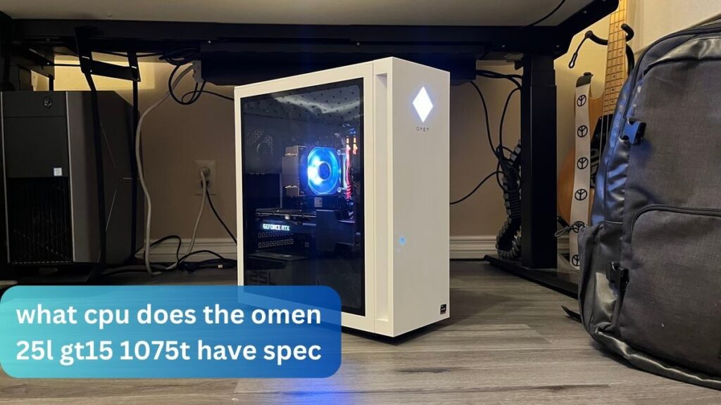 what cpu does the omen 25l gt15 1075t have spec