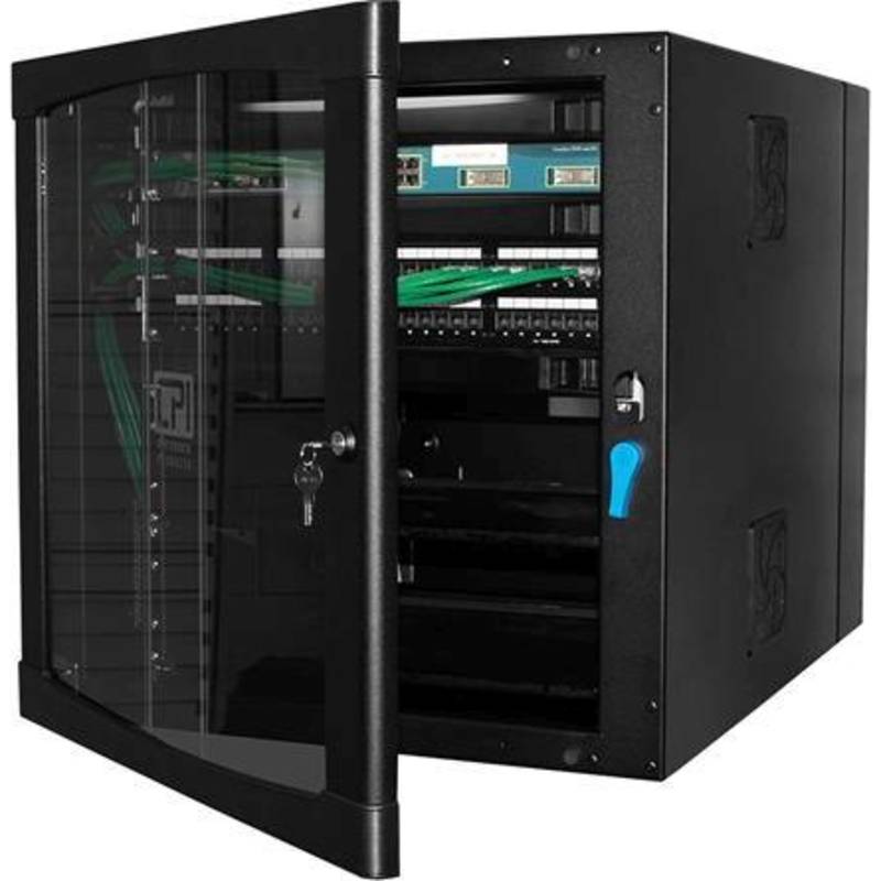 wall mounted industrial cabinet with cpu modules